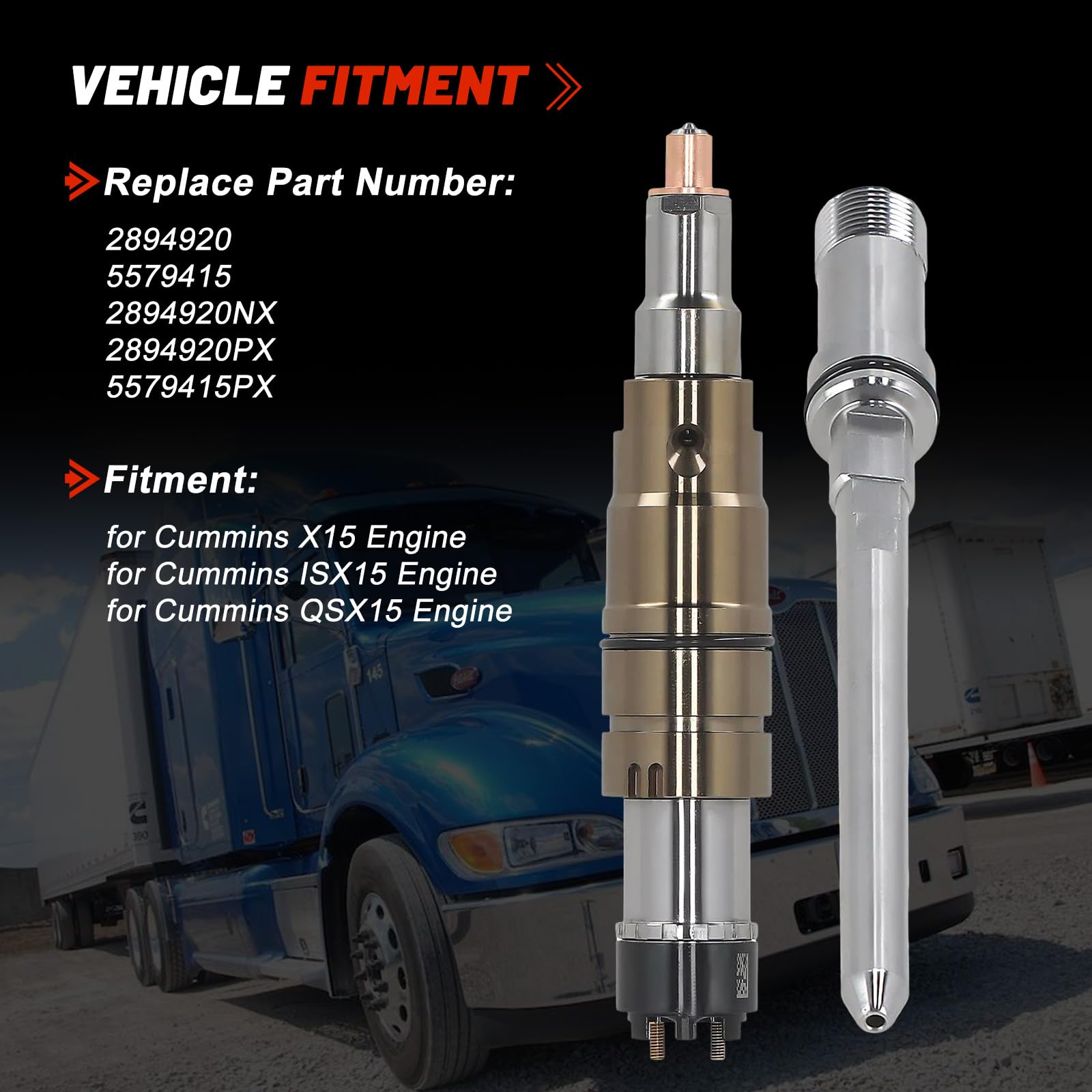 2894920 2894920NX 2894920PX CR Fuel Injector for Cummins ISX